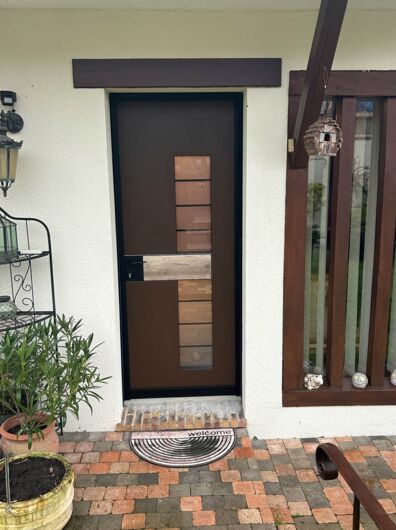 Installation d'une porte d'entrée Samouraï