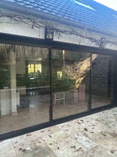 Installation de baie en aluminium