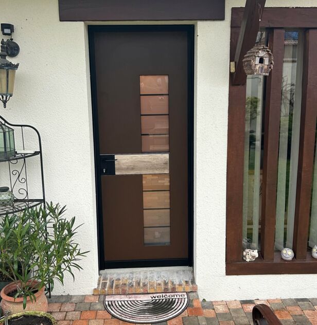 Installation d'une porte d'entrée Samouraï