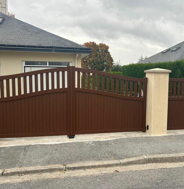 Pose d'un portail en Aluminium modèle Findlay 2